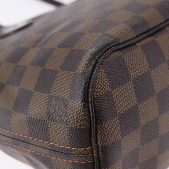 LOUIS VUITTON Damier Ebene Neverfull PM Tote Bag N51109 LV Auth 195969