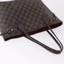 LOUIS VUITTON Damier Ebene Neverfull PM Tote Bag N51109 LV Auth 195969-6