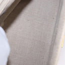 FENDI Hand Bag Canvas 2way Beige Silver Auth 195971A-11