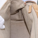 FENDI Hand Bag Canvas 2way Beige Silver Auth 195971A-24