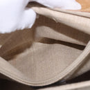 FENDI Hand Bag Canvas 2way Beige Silver Auth 195971A-26