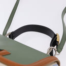FENDI Hand Bag Canvas 2way Beige Silver Auth 195971A-14