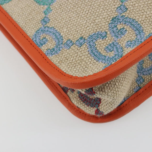 GUCCI Children's GG Canvas Hand Bag Beige 550763 Auth 195973M