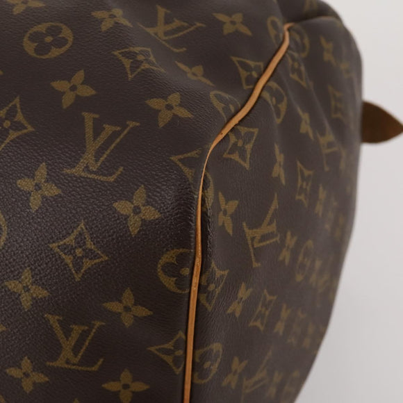 LOUIS VUITTON Monogram Keepall 55 Boston Bag M41424 LV Auth 195976A