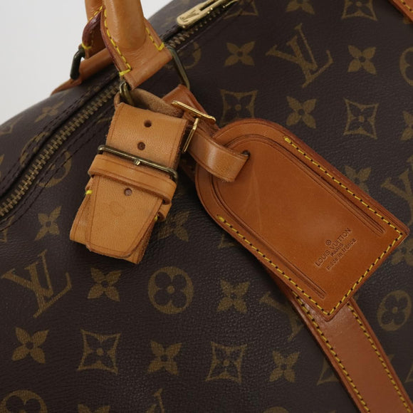 LOUIS VUITTON Monogram Keepall 55 Boston Bag M41424 LV Auth 195976A