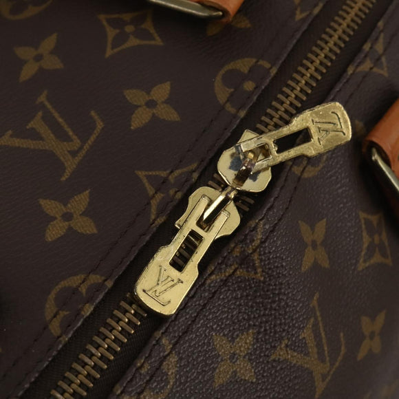 LOUIS VUITTON Monogram Keepall 55 Boston Bag M41424 LV Auth 195976A