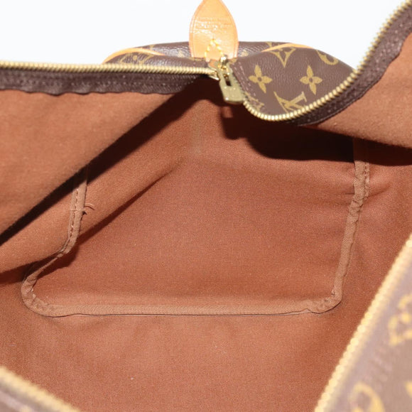 LOUIS VUITTON Monogram Keepall 55 Boston Bag M41424 LV Auth 195976A