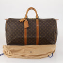 LOUIS VUITTON Monogram Keepall 55 Boston Bag M41424 LV Auth 195976A-23