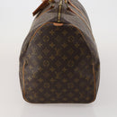 LOUIS VUITTON Monogram Keepall 55 Boston Bag M41424 LV Auth 195976A-4