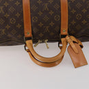 LOUIS VUITTON Monogram Keepall 55 Boston Bag M41424 LV Auth 195976A-7