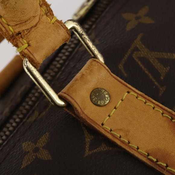 LOUIS VUITTON Monogram Keepall Bandouliere 50 Boston Bag M41416 LV Auth 195977