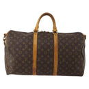 LOUIS VUITTON Monogram Keepall Bandouliere 50 Boston Bag M41416 LV Auth 195977-13