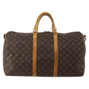 LOUIS VUITTON Monogram Keepall Bandouliere 50 Boston Bag M41416 LV Auth 195977-2