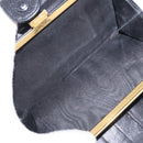 CHANEL Long Wallet Caviar Skin Black Gold CC Auth 195978-11
