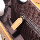 Christian Dior Street Chic Shoulder Bag Leather Brown Gold Auth 195980V-22