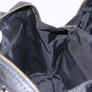 CHANEL Wild Stitch Hand Bag Leather Black CC Auth 195982V-18
