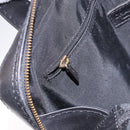 CHANEL Wild Stitch Hand Bag Leather Black CC Auth 195982V-23