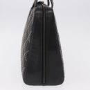 CHANEL Wild Stitch Hand Bag Leather Black CC Auth 195982V-4