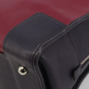 LOEWE Amazona 36 Hand Bag Leather Purple Silver Auth 195986A-9