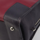 LOEWE Amazona 36 Hand Bag Leather Purple Silver Auth 195986A-15