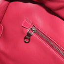 LOEWE Amazona 36 Hand Bag Leather Purple Silver Auth 195986A-23
