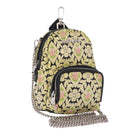 Miu Miu Shoulder Bag Satin Yellow Silver Auth 195988M-1