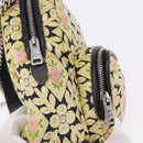 Miu Miu Shoulder Bag Satin Yellow Silver Auth 195988M-21