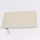BALENCIAGA Navy Cabas Hand Bag Canvas Ivory Silver 339933 Auth 195989A-21