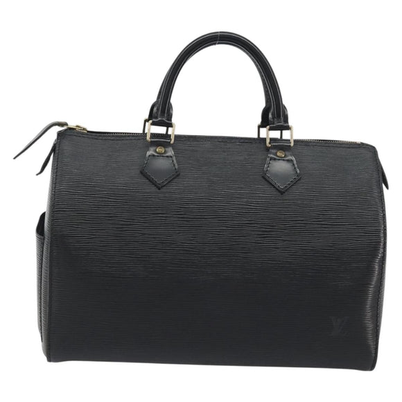 LOUIS VUITTON Epi Speedy 30 Hand Bag Noir Black M43002 LV Auth 195990A
