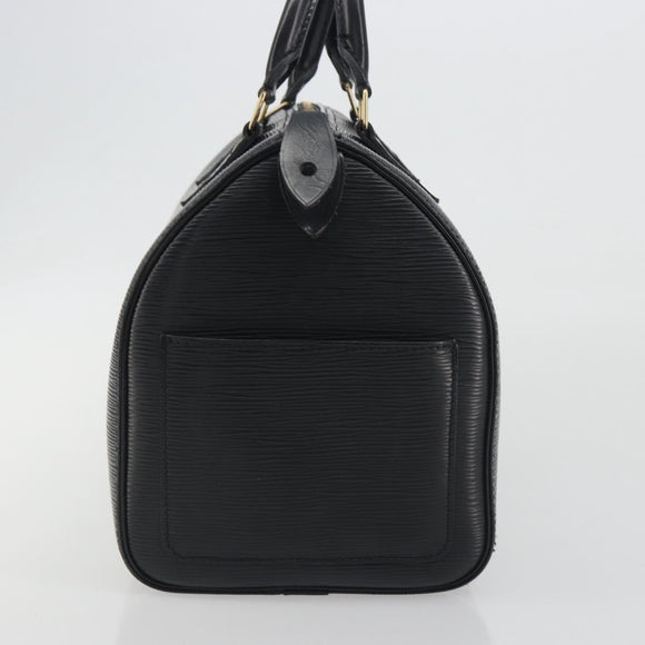 LOUIS VUITTON Epi Speedy 30 Hand Bag Noir Black M43002 LV Auth 195990A