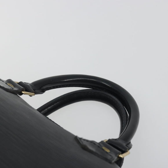 LOUIS VUITTON Epi Speedy 30 Hand Bag Noir Black M43002 LV Auth 195990A