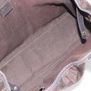 GUCCI GG Canvas Web Sherry Line Bag Nylon Outlet Brown Silver 293592 Auth 195991-11