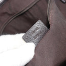 GUCCI GG Canvas Web Sherry Line Bag Nylon Outlet Brown Silver 293592 Auth 195991-12