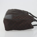 GUCCI GG Canvas Web Sherry Line Bag Nylon Outlet Brown Silver 293592 Auth 195991-3