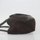 GUCCI GG Canvas Web Sherry Line Bag Nylon Outlet Brown Silver 293592 Auth 195991-4