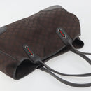GUCCI GG Canvas Web Sherry Line Bag Nylon Outlet Brown Silver 293592 Auth 195991-6