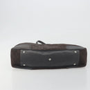 GUCCI GG Canvas Web Sherry Line Bag Nylon Outlet Brown Silver 293592 Auth 195991-5