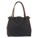 GUCCI GG Canvas Tote Bag Black 101346 Auth 195992-2