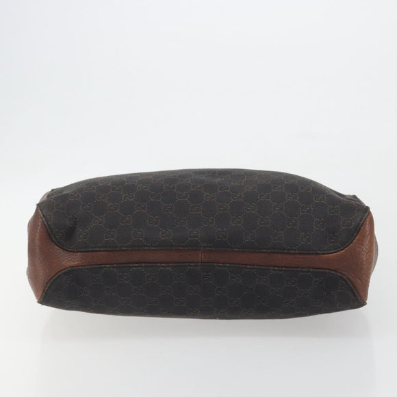 GUCCI GG Canvas Tote Bag Black 101346 Auth 195992