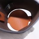 FENDI Zucca Canvas Drink Holder PVC Black Brown Auth 195995M-10