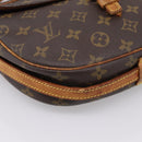 LOUIS VUITTON Monogram Jeune Fille MM Shoulder Bag M51226 LV Auth 195996-15