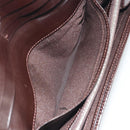 FENDI Zucca Canvas Long Wallet Black Brown Auth 195997V-20