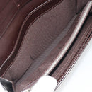 FENDI Zucca Canvas Long Wallet Black Brown Auth 195997V-21