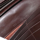 FENDI Zucca Canvas Long Wallet Black Brown Auth 195997V-11