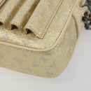 LOUIS VUITTON Monogram Shine McKenna Shoulder Bag Gold M92363 LV Auth 195998V-14