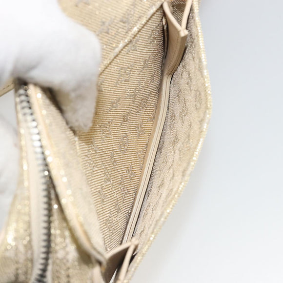 LOUIS VUITTON Monogram Shine McKenna Shoulder Bag Gold M92363 LV Auth 195998V
