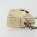 LOUIS VUITTON Monogram Shine McKenna Shoulder Bag Gold M92363 LV Auth 195998V-3