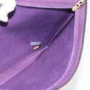 CHANEL Clutch Bag Harako leather Brown Gold CC Auth 195999A-17