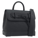 LOUIS VUITTON Taurillon Clemence Monogram Steamer PM Black M24436 Auth 196000SM-1