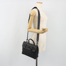 LOUIS VUITTON Taurillon Clemence Monogram Steamer PM Black M24436 Auth 196000SM-26